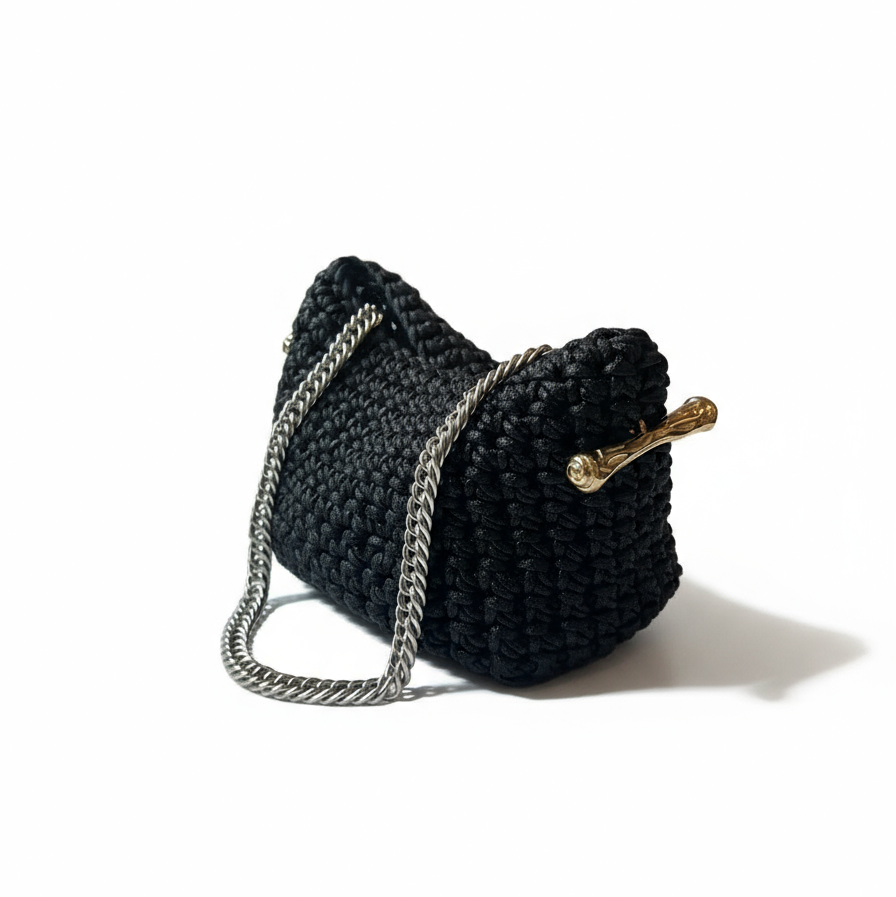 Small Stella Clasp Bag - Faux Leather