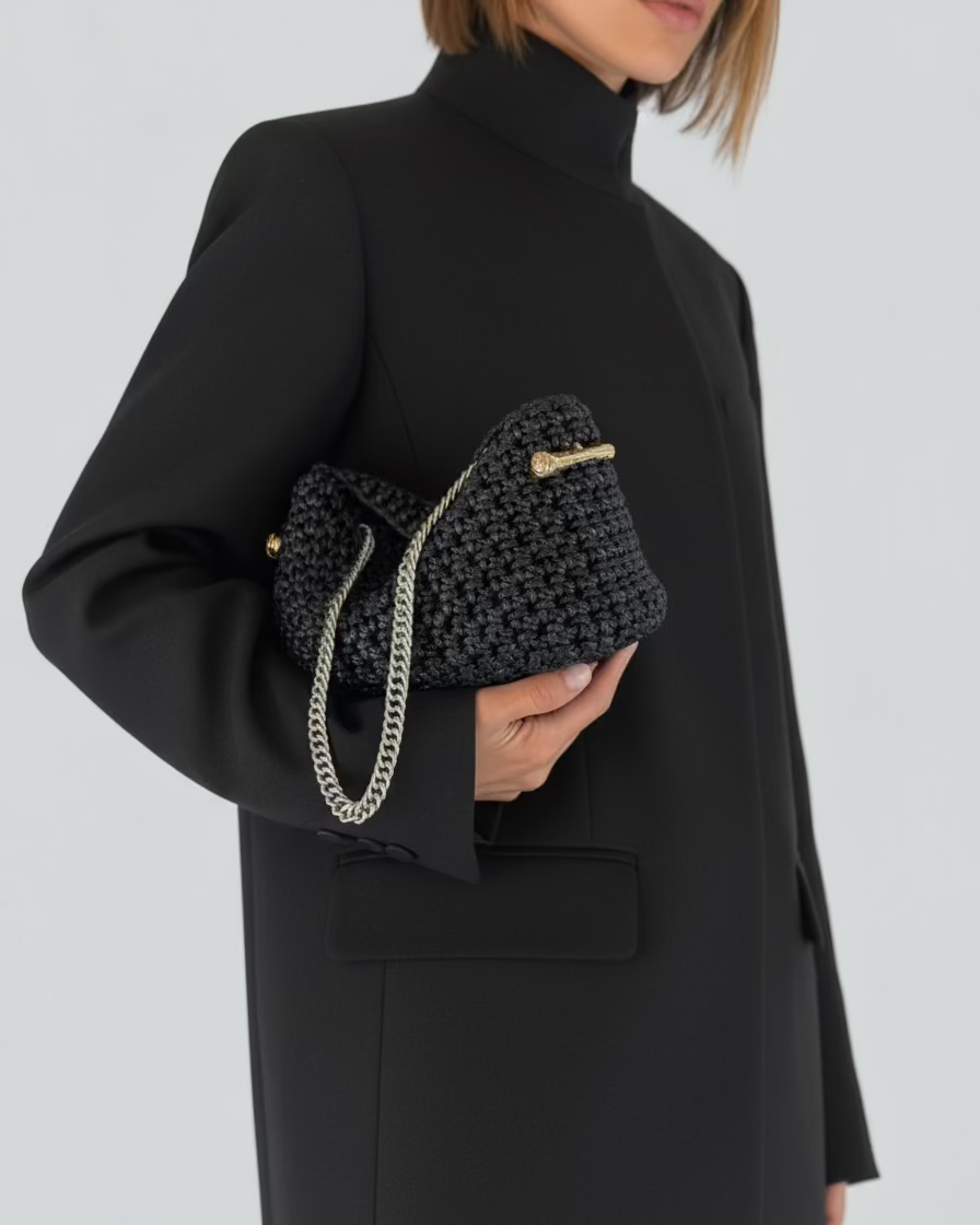 Small Stella Clasp Bag - Faux Leather