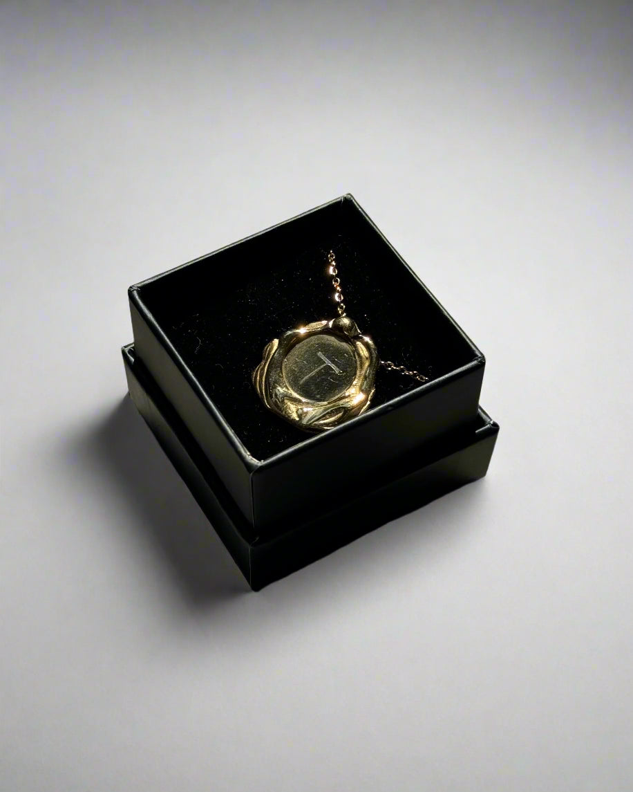 Liquefy Stainless Steel Letter Medallion – Personalised Engraving