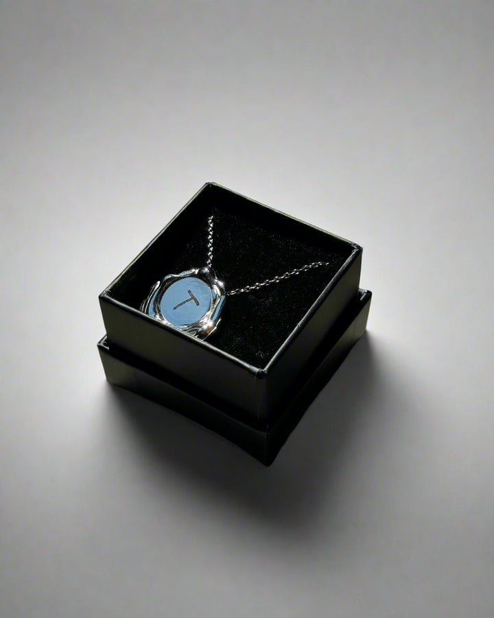 Liquefy Stainless Steel Letter Medallion – Personalised Engraving