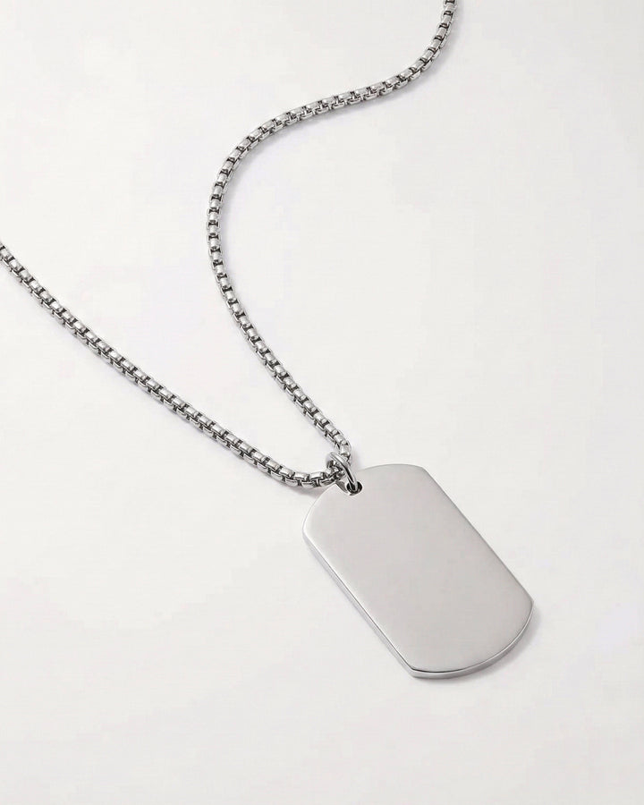 Tag Necklace - Personalised Engraving