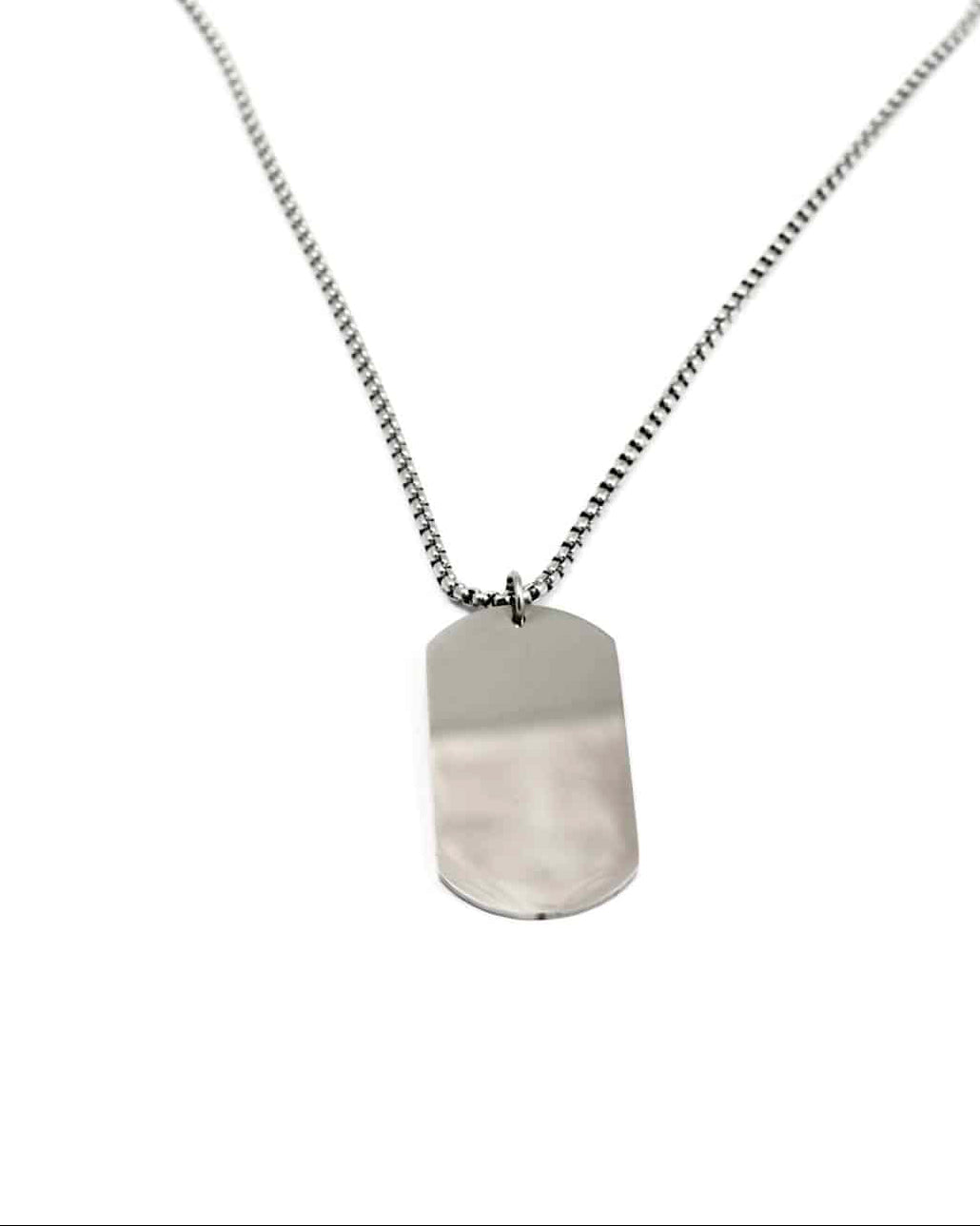 Tag Necklace  - Personalise Engraving