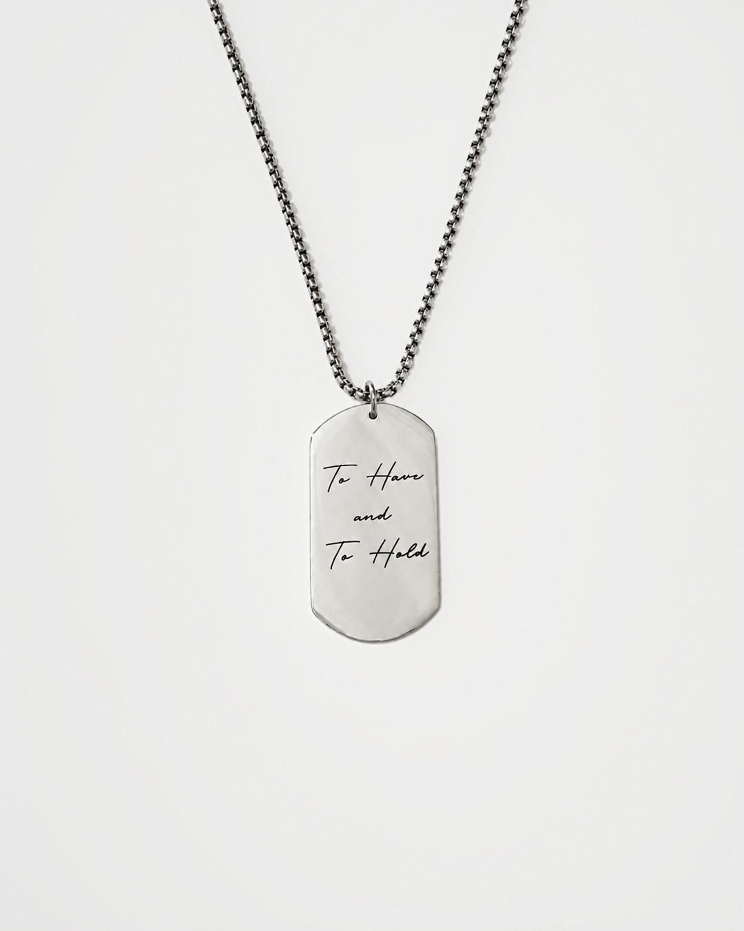 Tag Necklace