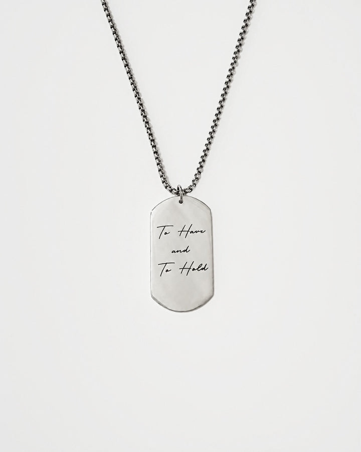 Tag Necklace