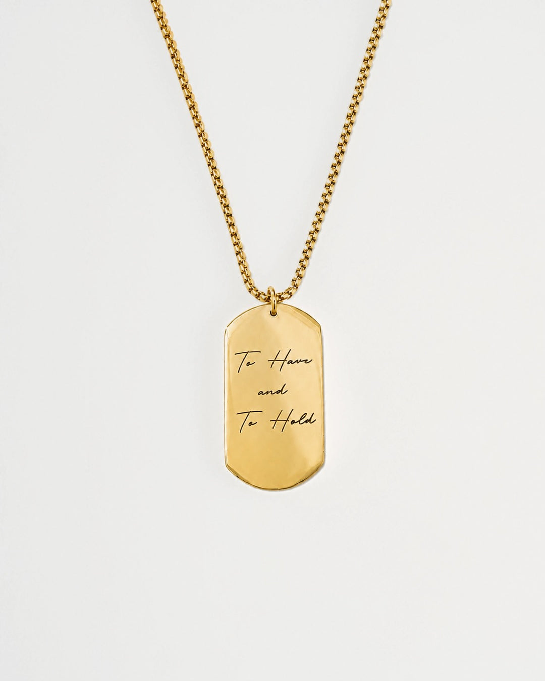 Tag Necklace