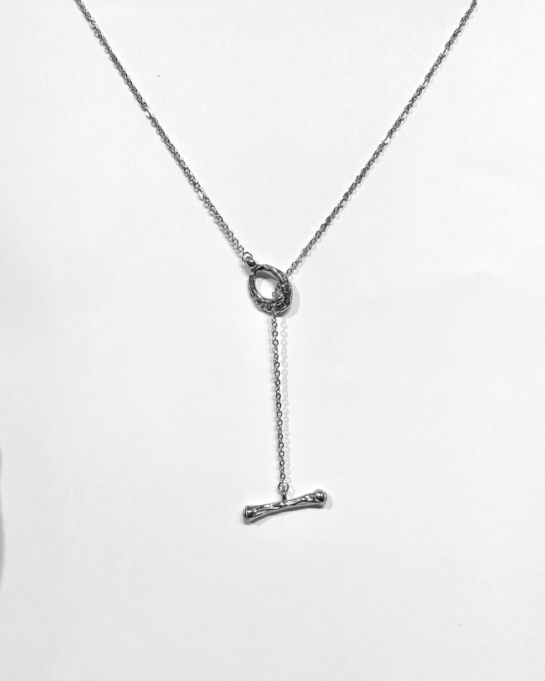 Tiny Clasp Stainless Steel Necklace
