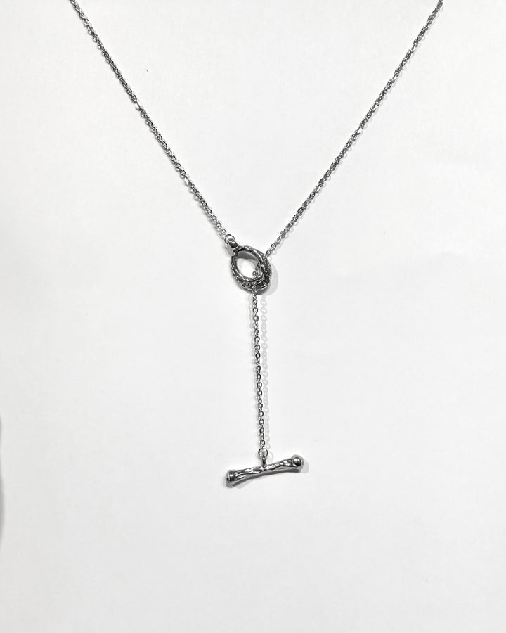 Tiny Clasp Stainless Steel Necklace