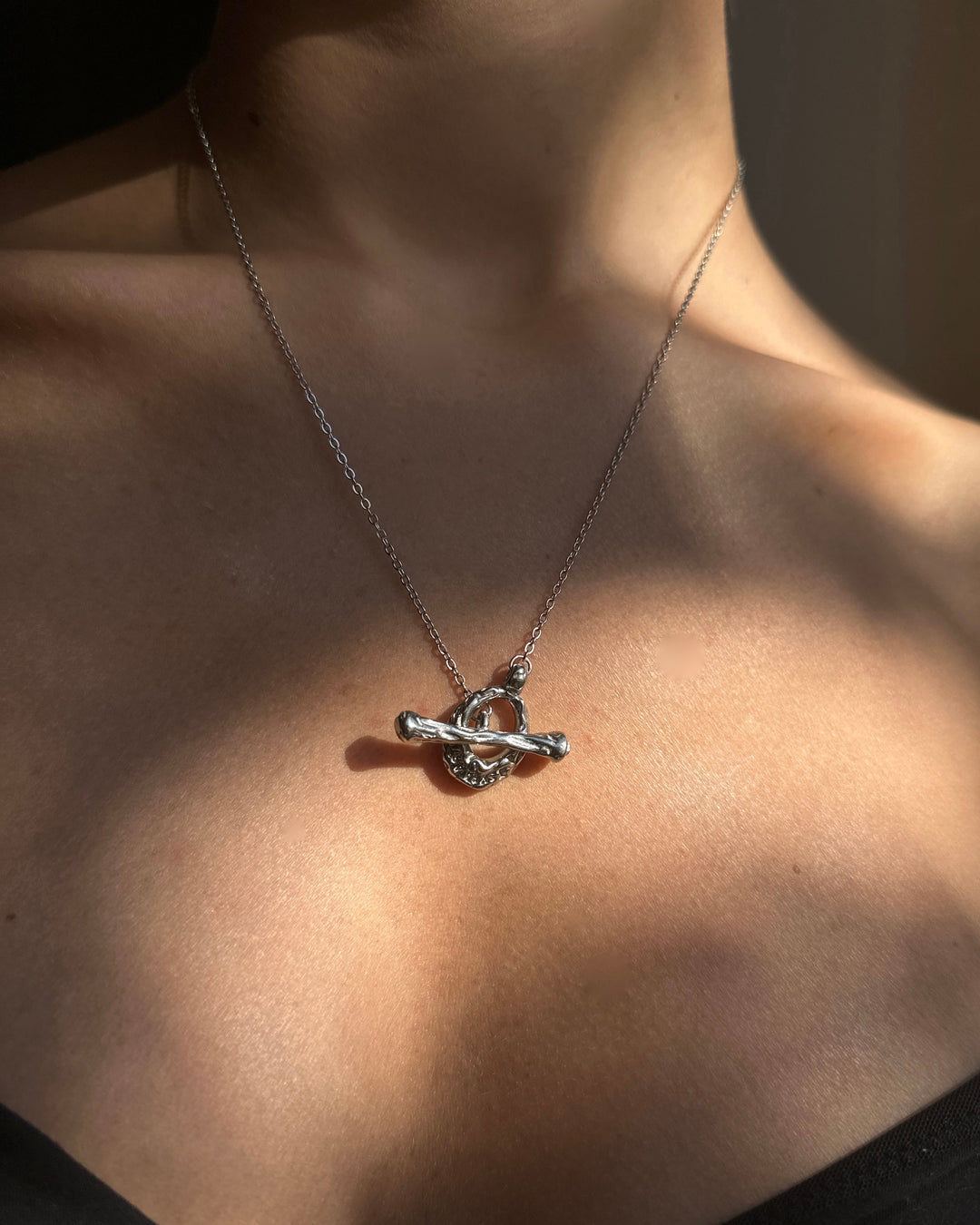 Tiny Clasp Stainless Steel Necklace