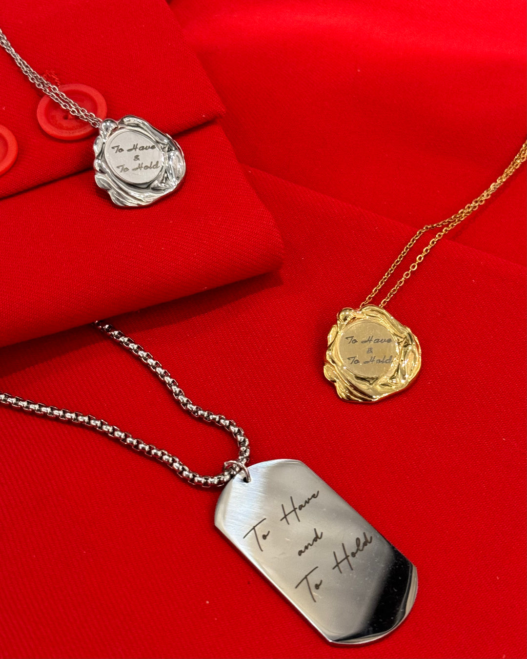 Tag Necklace - Personalised Engraving