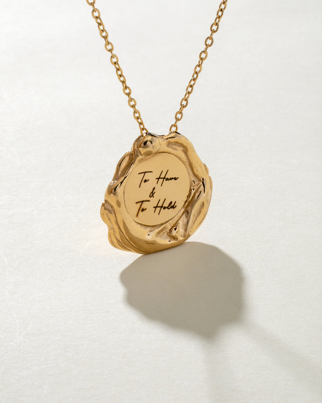 To Have & To Hold Stainless Steel Medallion