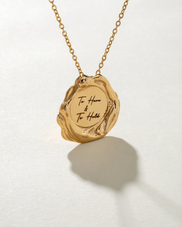To Have & To Hold Stainless Steel Medallion