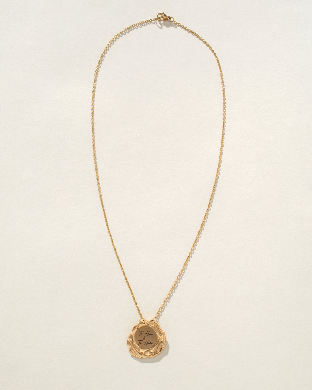 To Have & To Hold Stainless Steel Medallion