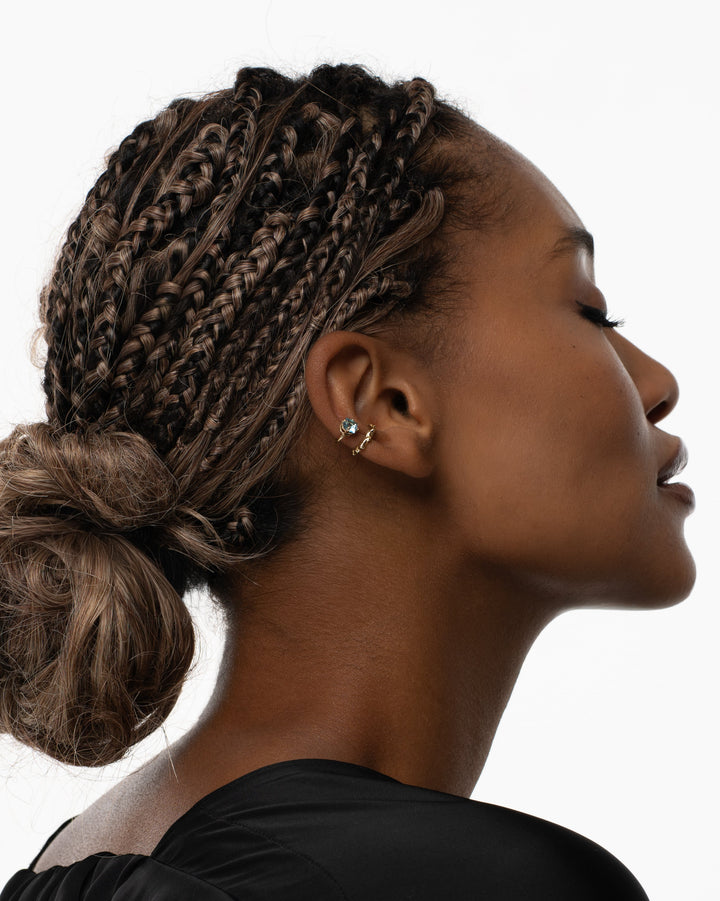 Topaz 14K Gold Ear Cuff