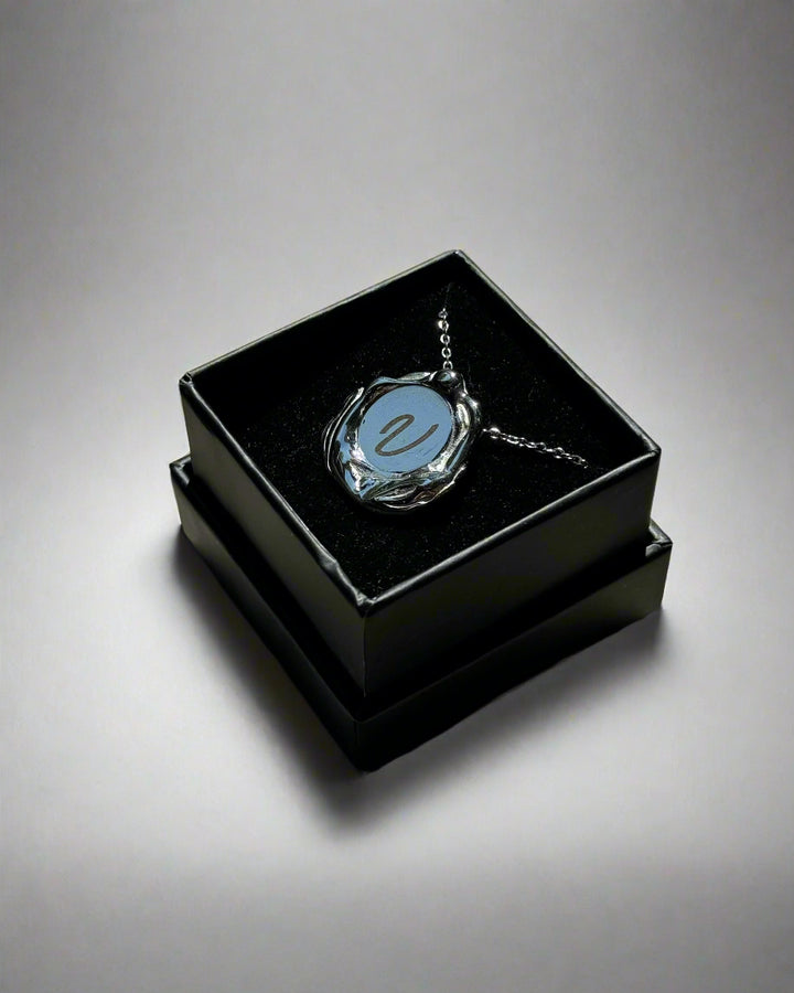 Liquefy Stainless Steel Letter Medallion – Personalised Engraving