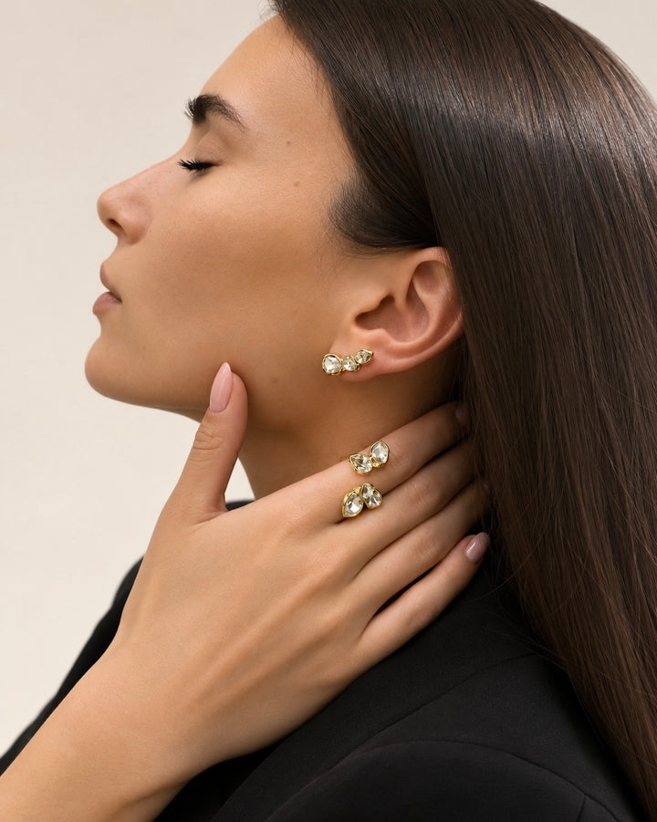 Blossom Earrings & Ring Set
