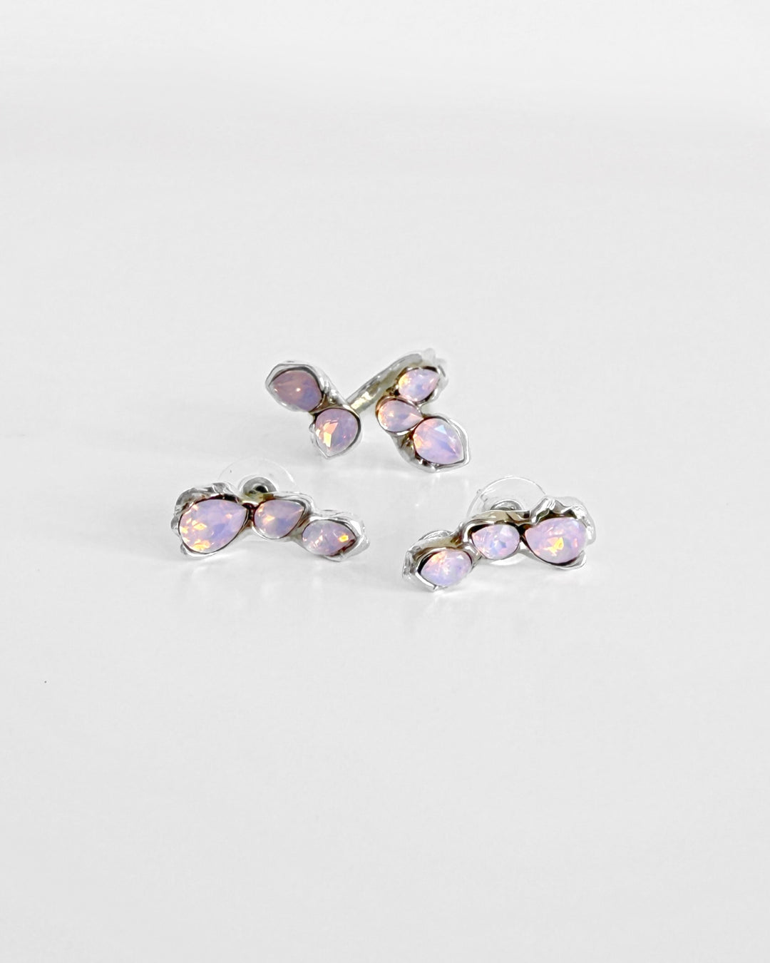 Blossom Earrings & Ring Set - Silver