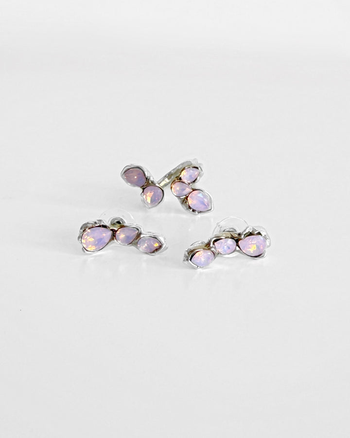 Blossom Earrings & Ring Set - Silver