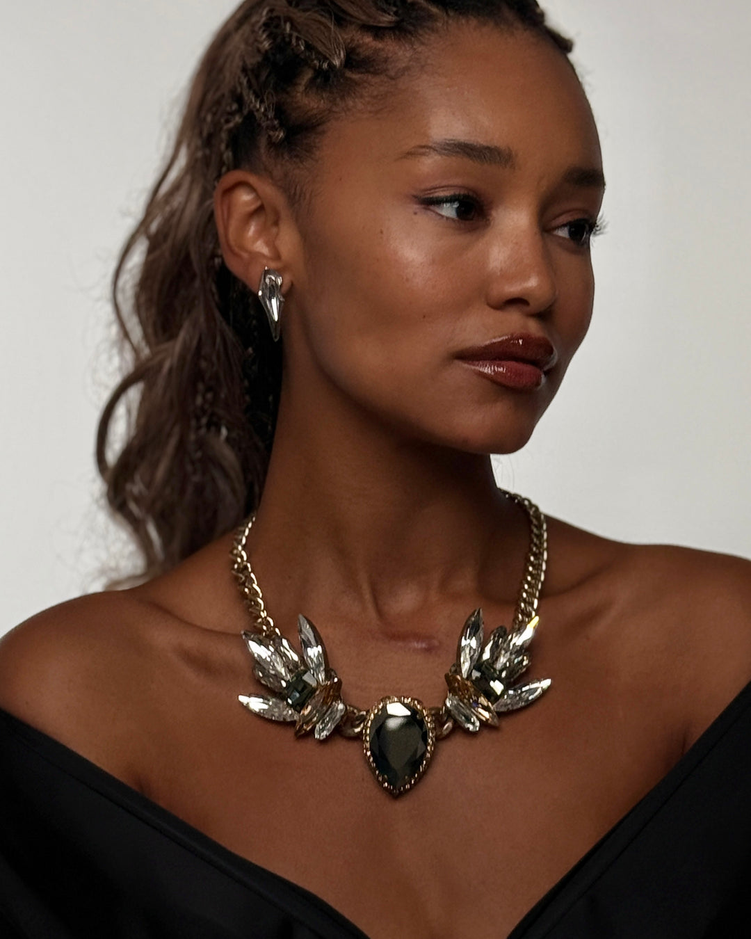 Crystal Wings Necklace – Unique Piece