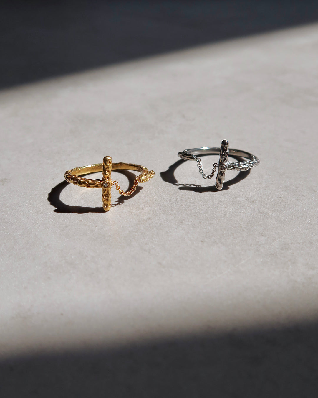 Freedom Stainless Steel Cross Ring