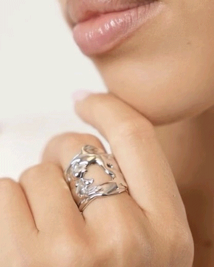 Liquefy Sterling Silver 925  Ring