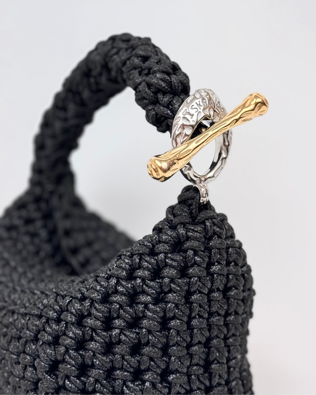 Gigi Clasp Bag - Faux Leather