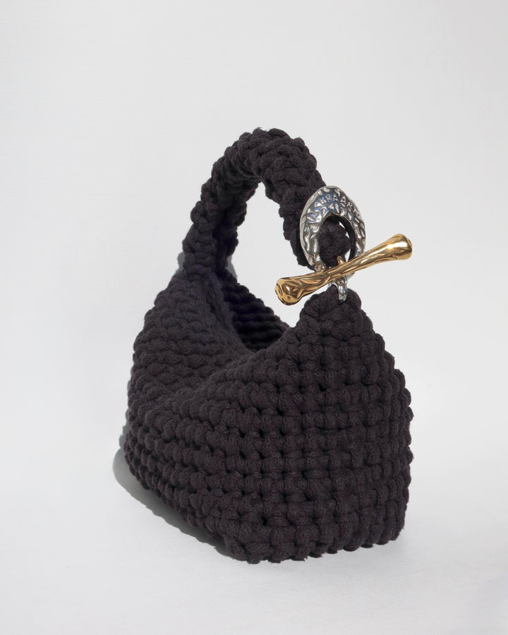 Small Gigi Clasp Bag - Black