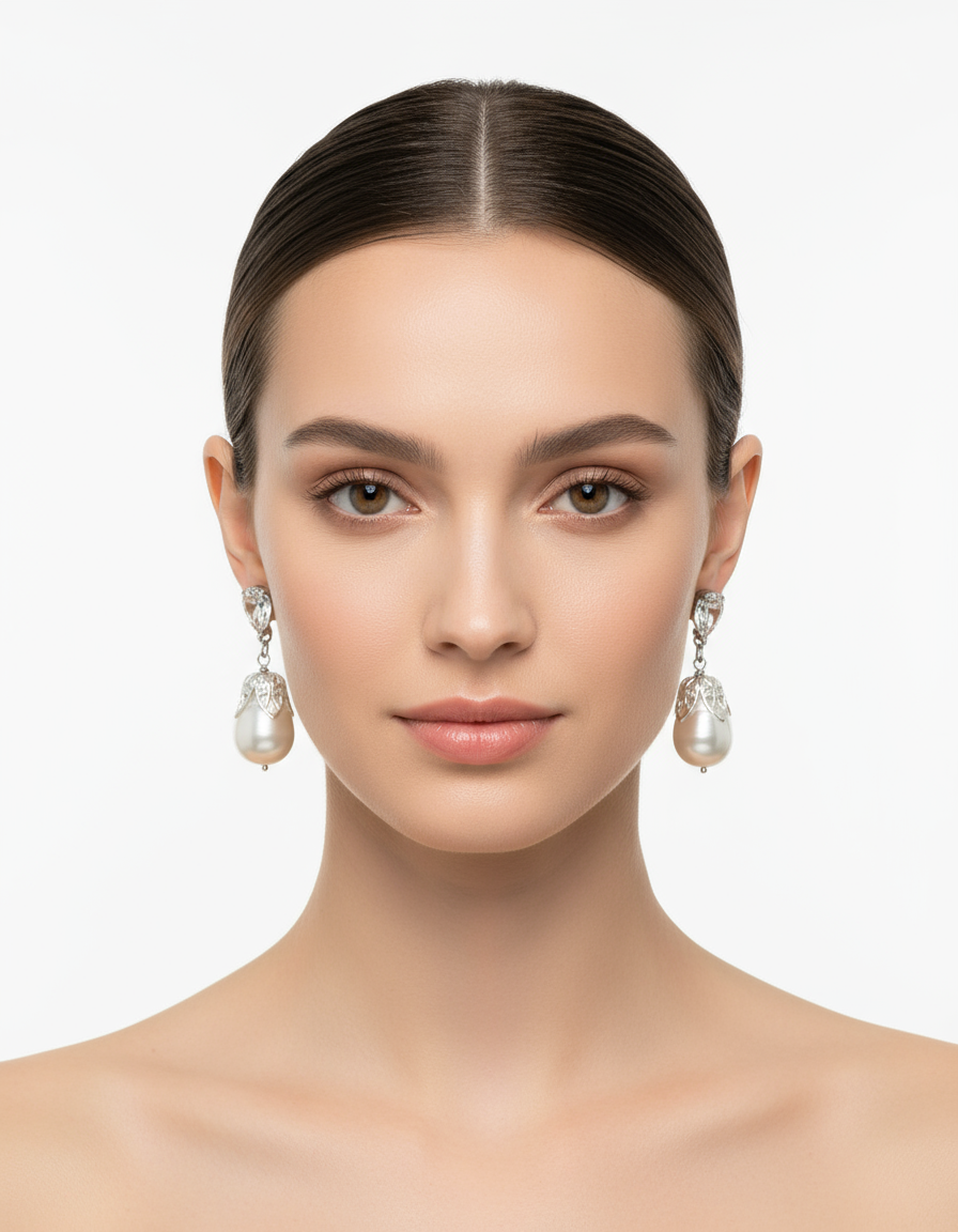 Gothic Grande Pearl Earrings