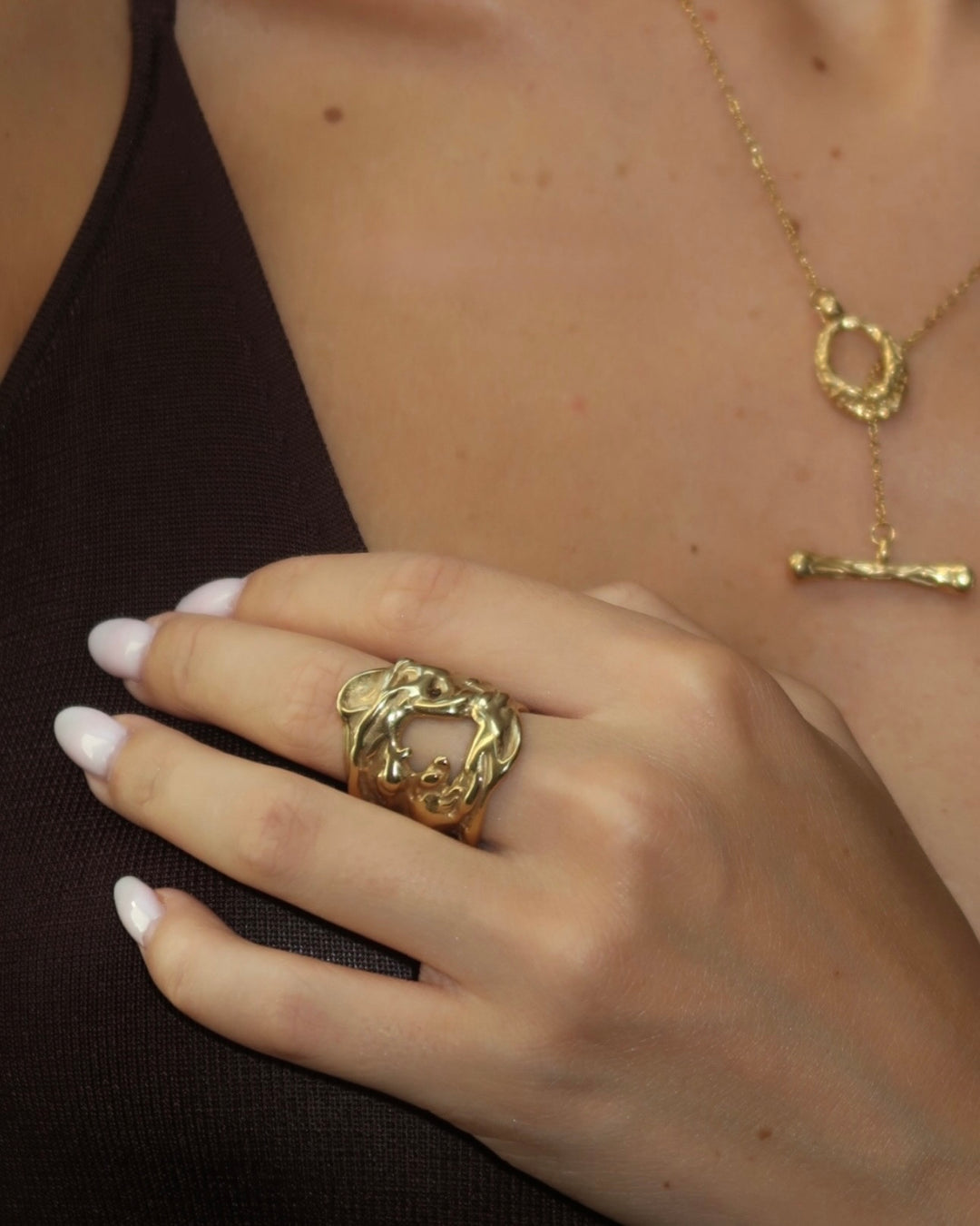 Liquify Stainless Steel Ring