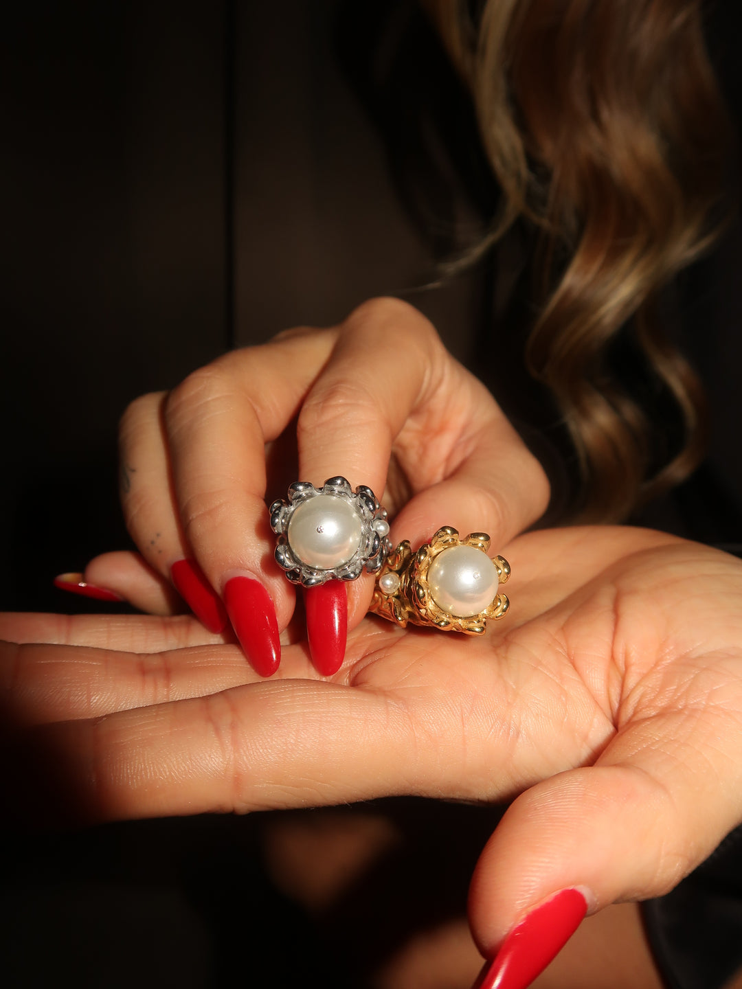 Pearl Royal Stainless Steel Ring