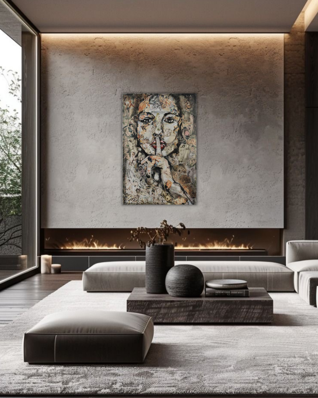 Shhh - Print On Canvas 1/43