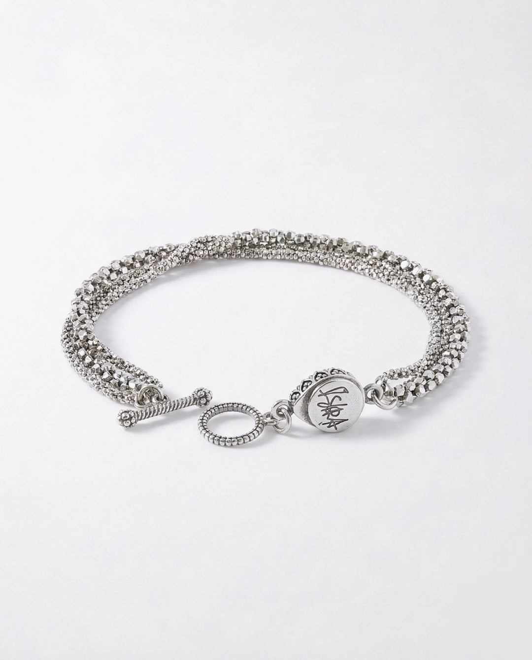 Vintage Rose Silver Necklace & Bracelet Set