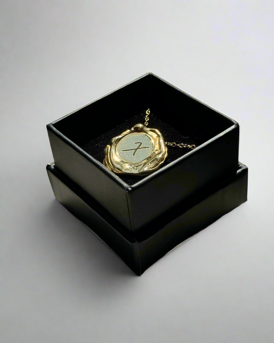 Liquefy Stainless Steel Letter Medallion – Personalised Engraving