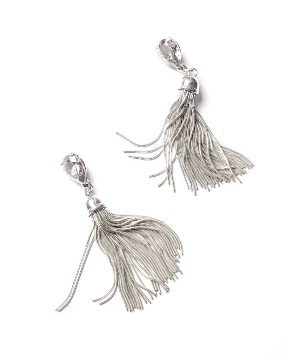 Tassels Silver Sterling 925 Earrings