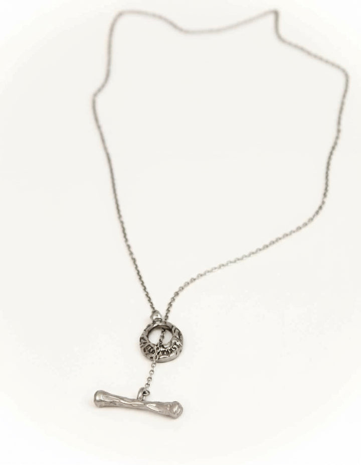 Tiny Clasp Stainless Steel Necklace